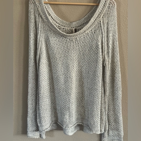 Free People Sweaters - Free People Heather Gray Knit Sweater